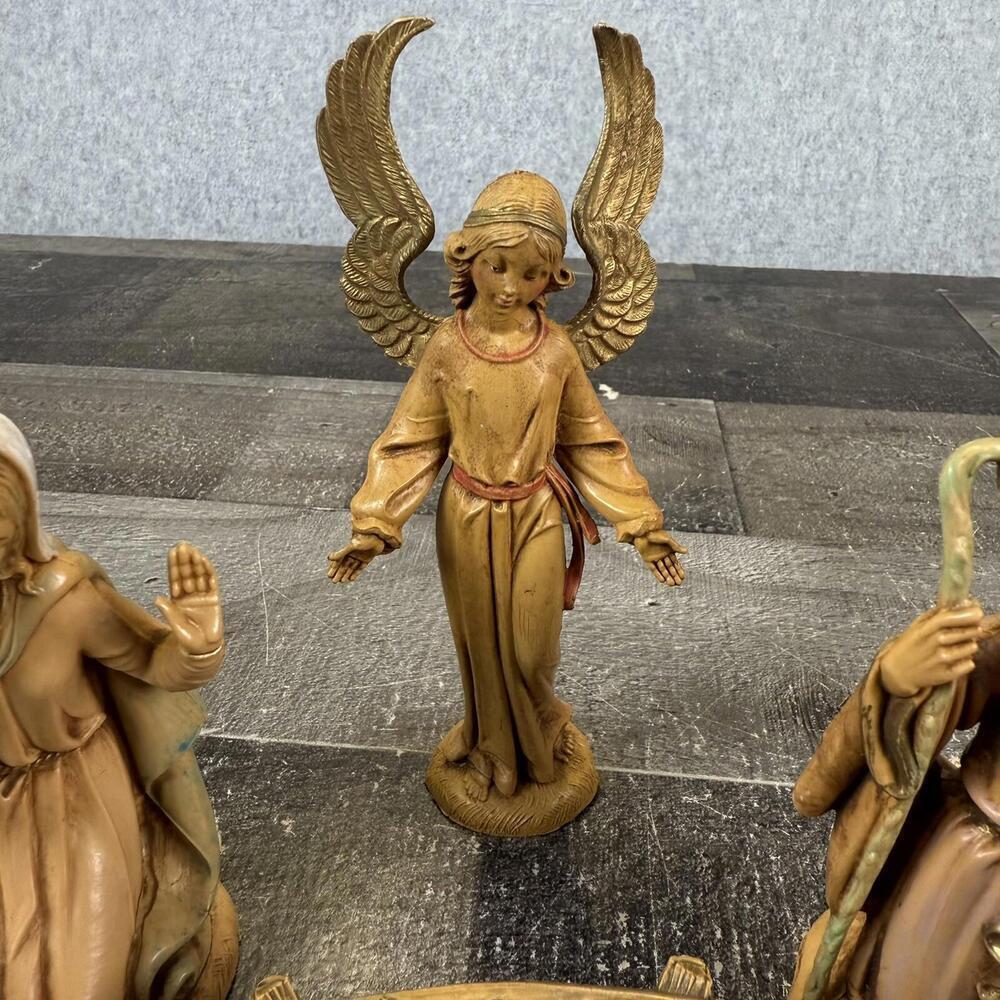 Vintage Fontanini Nativity Set 1983 Depose Italy 4 PC Set Italy Figurine - Picture 3 of 11